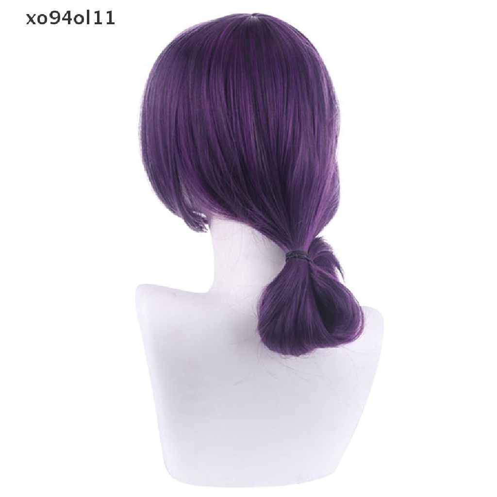 Xo Chain Man Reze Cosplay Wig Ungu Ponytail Rambut Sintetis Wig Cosplay Props OL