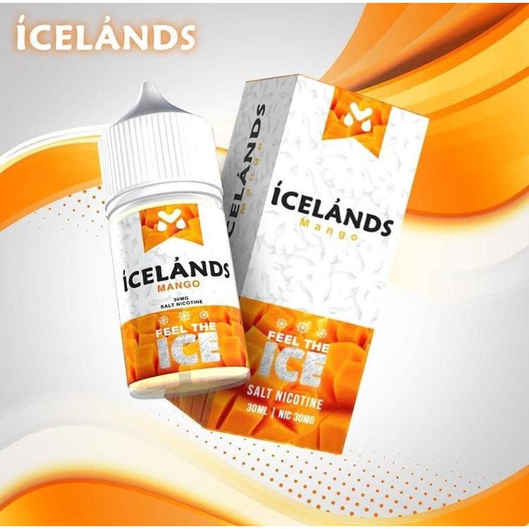 Liquid Saltnic Icelands Mango 30ml | Icelands Mangga 30ml