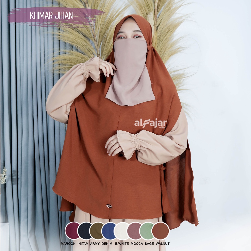 Khimar Crinkle Premium Jihan by Alfajar
