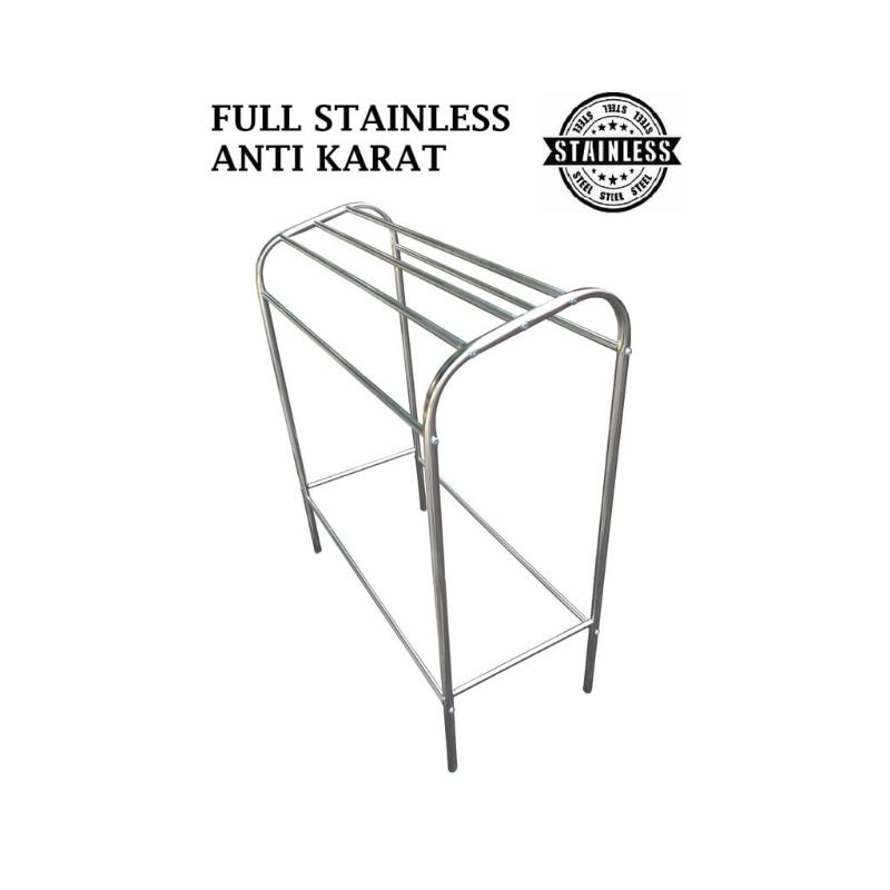 Jemuran Handuk Stainless / Rak Handuk Jumbo