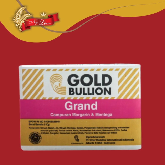 GOLD BULLION Grand Butter - Margarine 5 kg