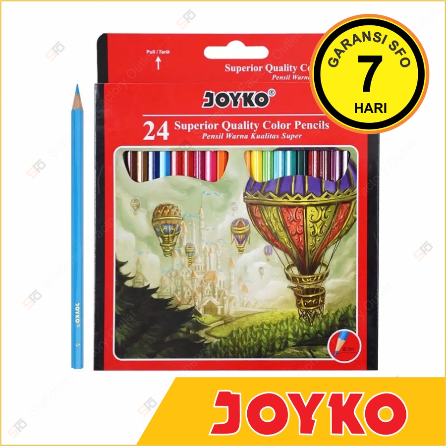 

Pensil Warna Joyko isi 24 - CP-101 - SFO Semarang Official