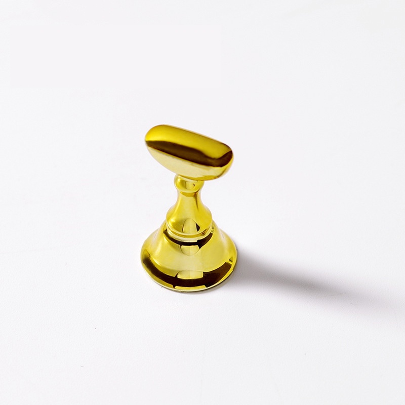 Stand display kuku palsu, nail holder magnetik untuk latihan nail art