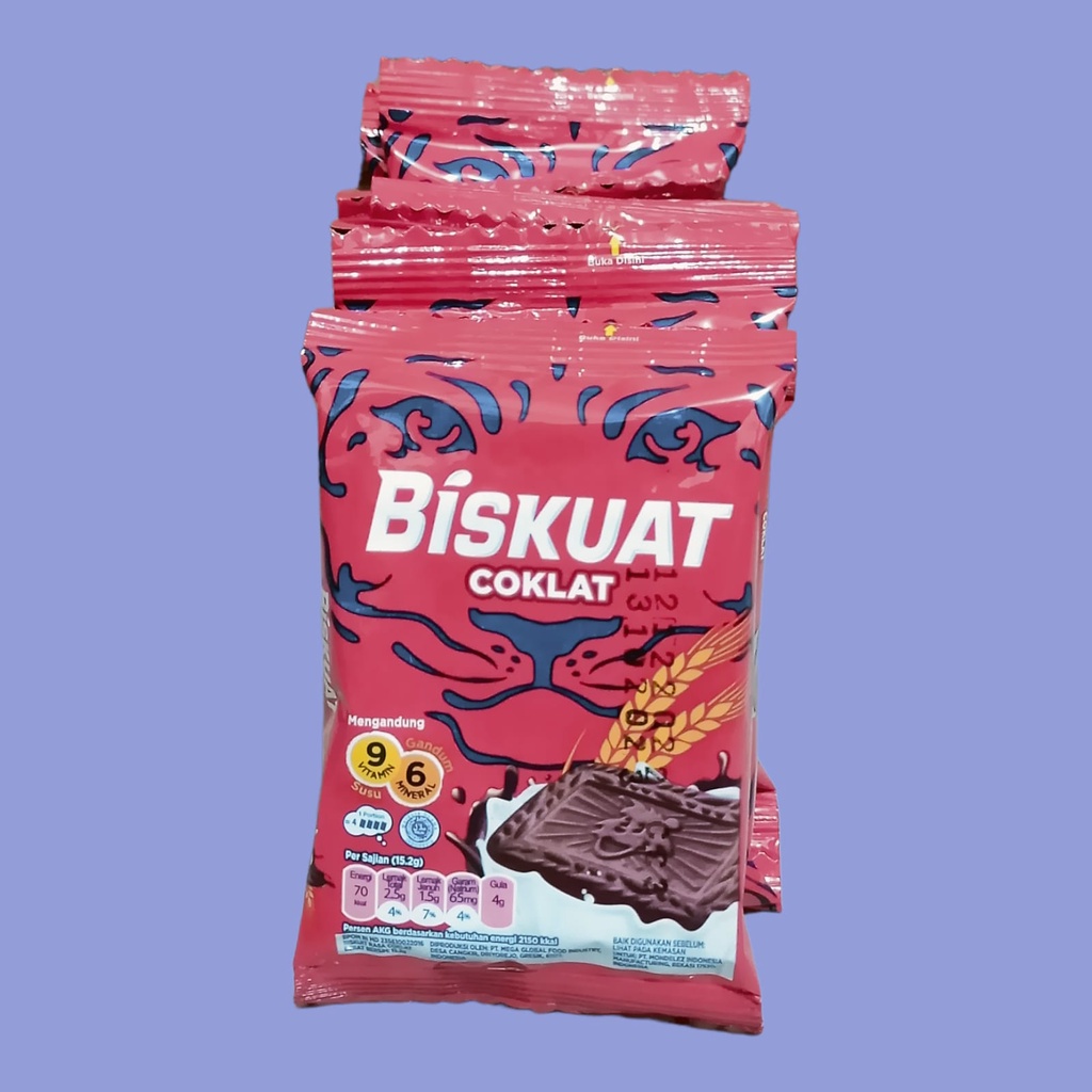 

Biskuat Coklat Original Energi Biskuit 15,2 gr [10 pcs/renceng]