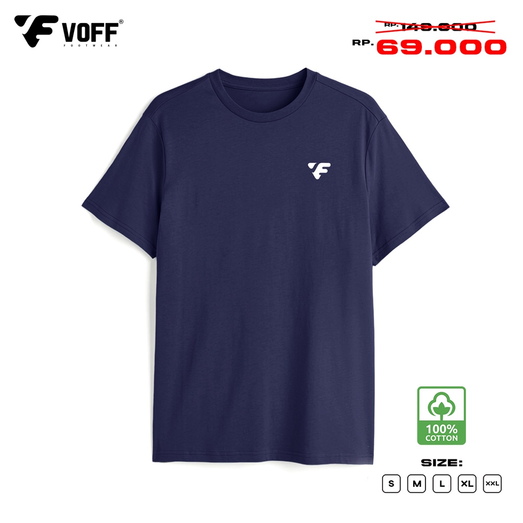 Voff -  Basic T Shirt Navy Blue