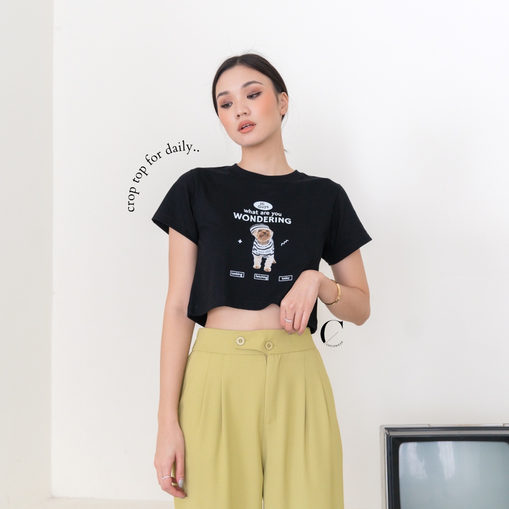 PET TOP - CROP TOP PREMIUM WANITA