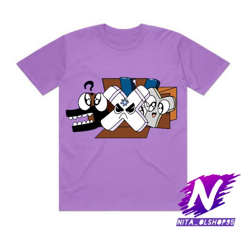 baju alphabet lore roblox minecraft kaos anak