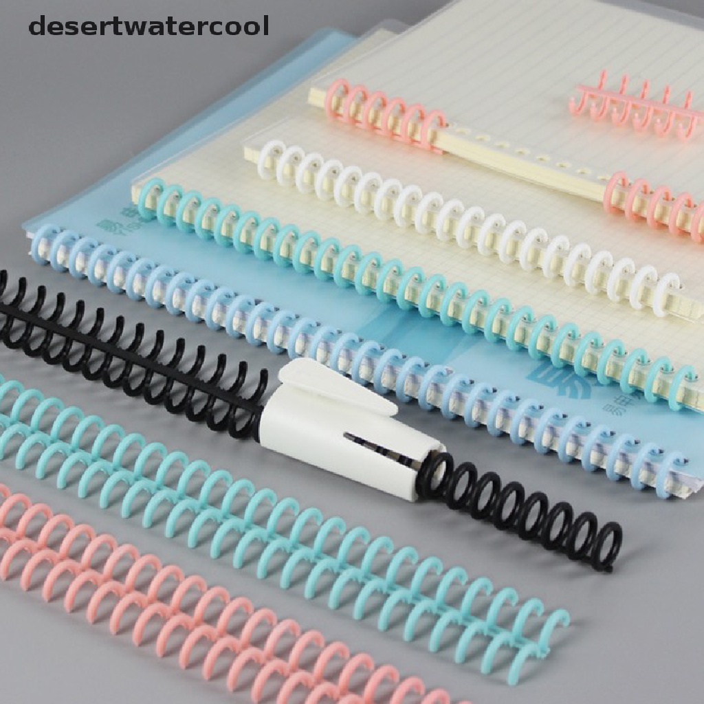 Deid Pengikat Daun Longgar Bahan Plastik 30lubang Ring Binding A4 A5 A6 Untuk Kertas DIY Notebook Martijn