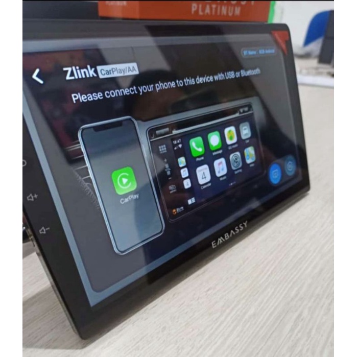 Head unit Android EMBASSY 7 Inch 9 Inch 10 Inch Memory 2/32 Carplay Series