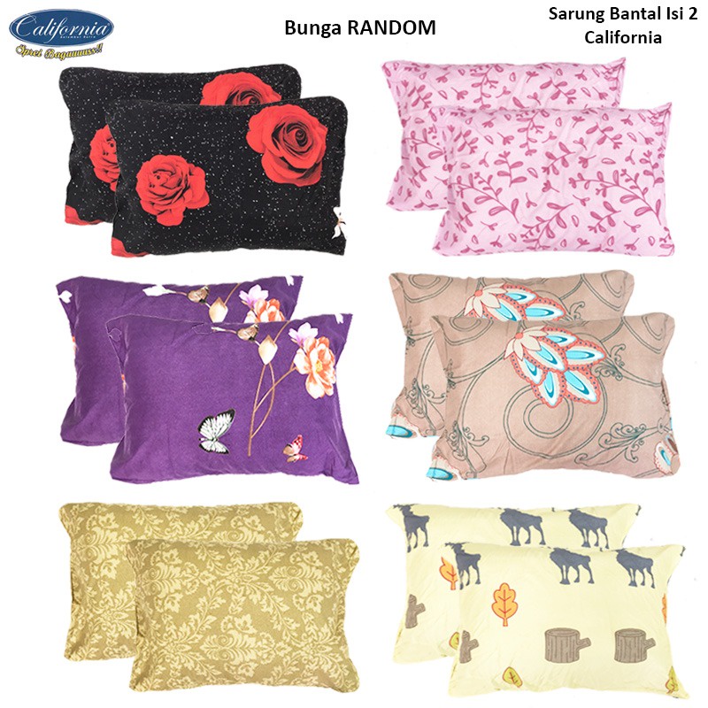 Sarung Bantal Kintakun D'luxe California Isi 2 PCS