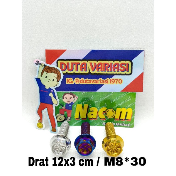 NACOM DV BAUT PROBOLT DRAT 12*3 cm (M8*30)
