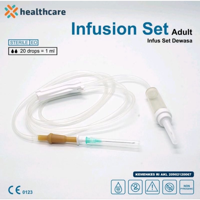 Healthcare - Infu Sion Set Anak &amp; Dewasa Per Buah