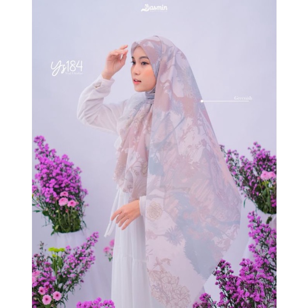 Jilbab Segi Empat Scarf ys 184 By Yasmin