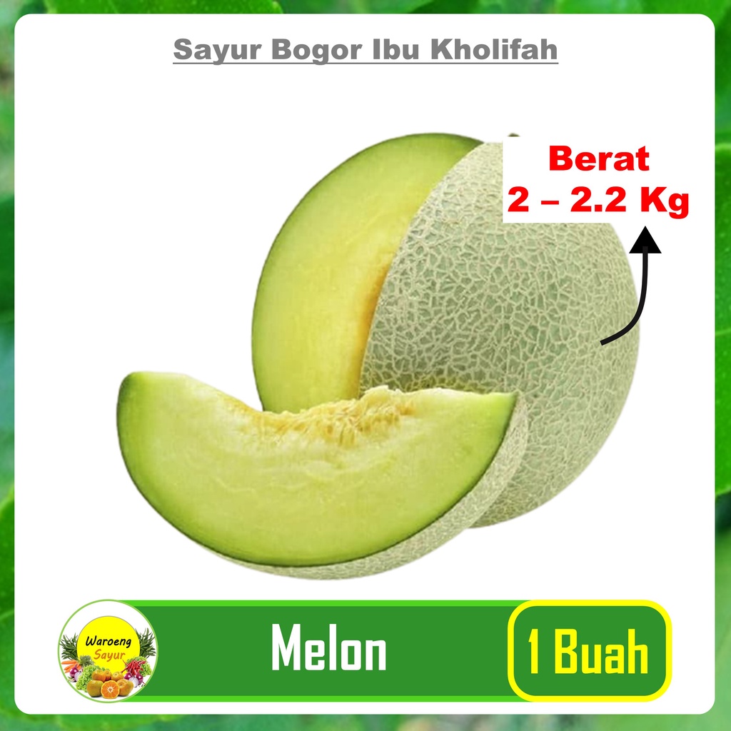 

Buah Melon Manis 2 - 2,2 Kg Fresh Toko Buah Segar Bogor Freshmart