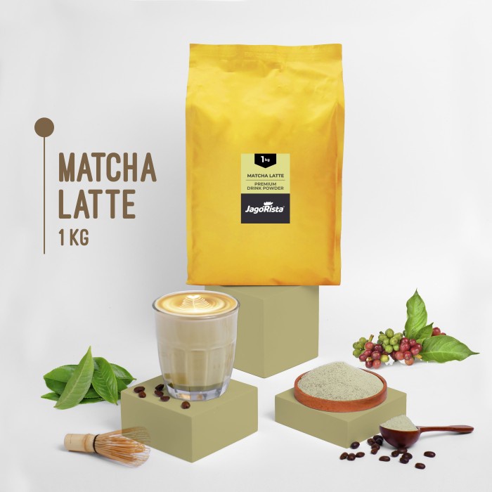 

1 KG JAGORISTA - MATCHA LATTE - PREMIUM BUBBLE DRINK POWDER