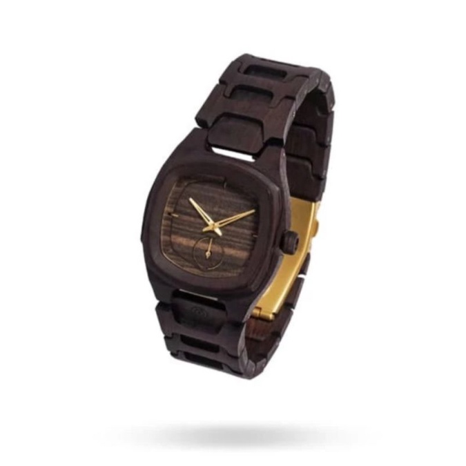 Matoa Way Kambas Jam Tangan Kayu Pria - Maple