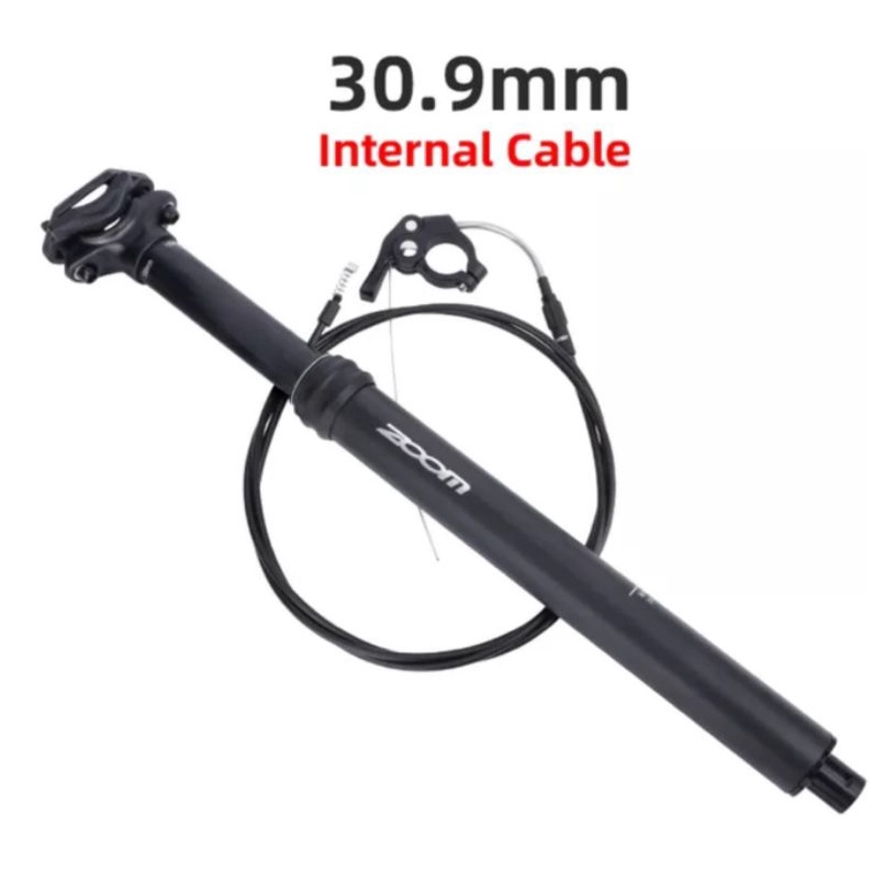 Zoom Dropper Seatpost 30.9 mm Internal Cable Seatpost Sepeda Remote Kabel Dalam