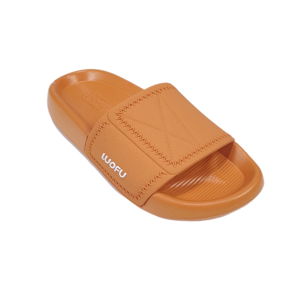 LUOFU ORIGINAL sandal karet empuk murah wanita selop sendal cewek slop import E7210E01WSC
