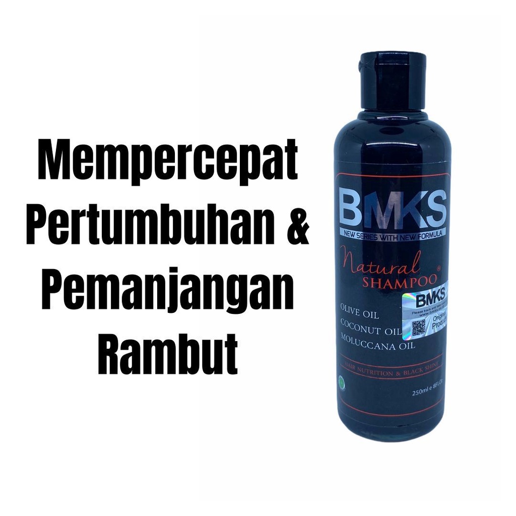 Shampo BMKS Kemiri Original BPOM Pemanjang Penumbuh Rambut Cepat Panjang
