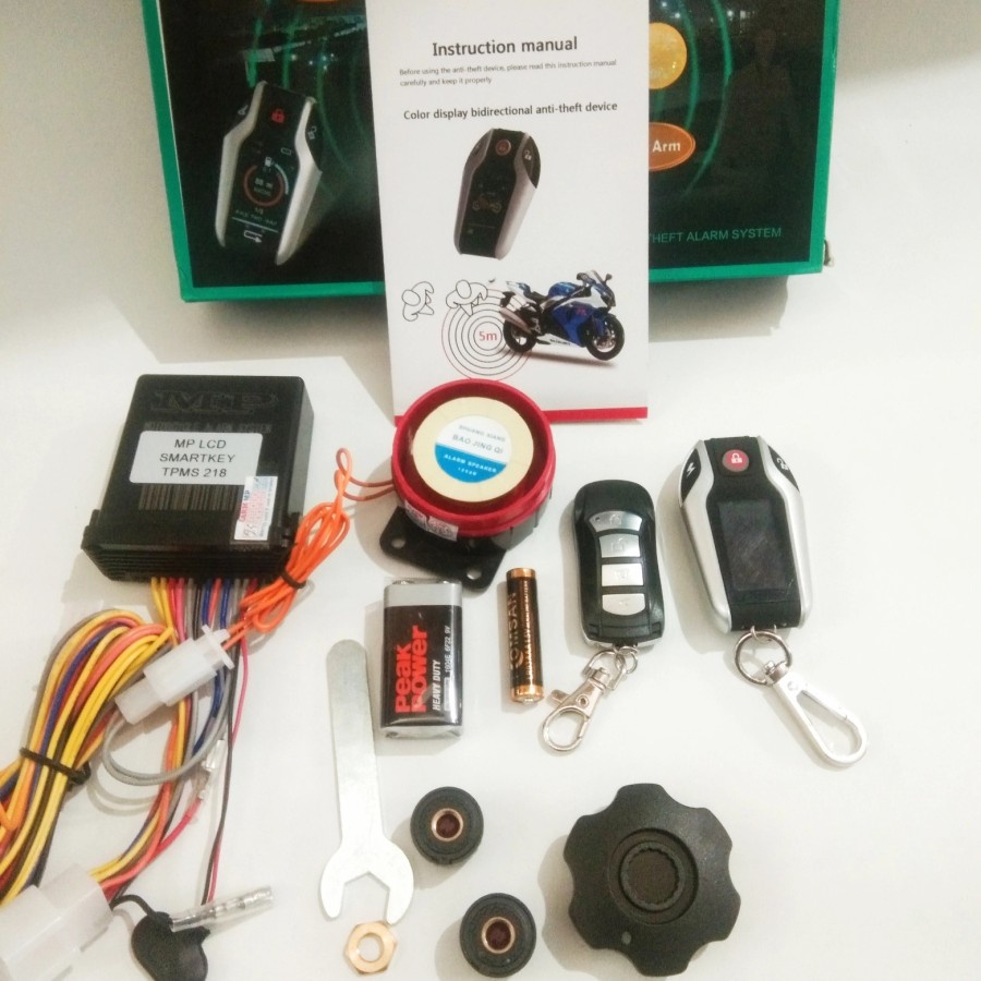 Alarm MP Smartkey LCD Layar LCD Tipe 218