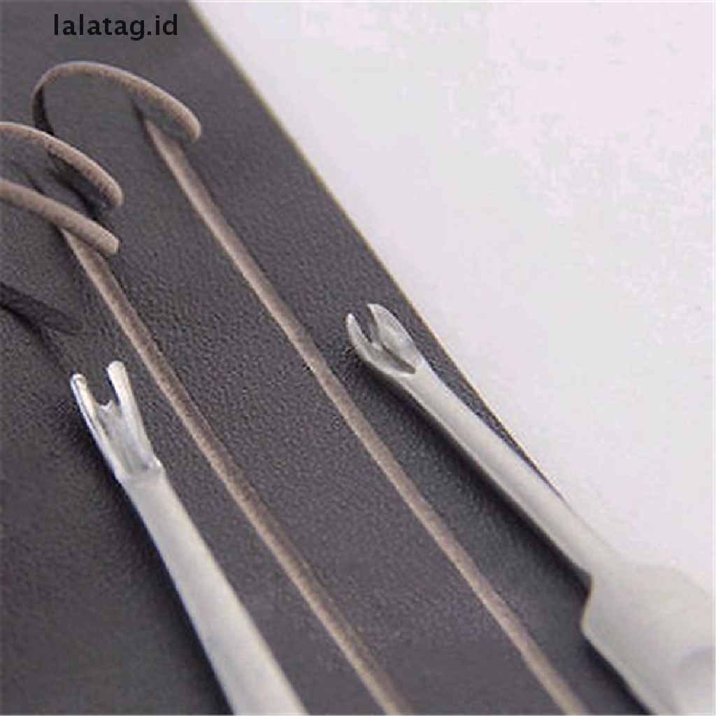 [lalatag] Leathercraft Tool Kit Jahitan U+V Shaped Groover Skiving Edge Beveler [ID]