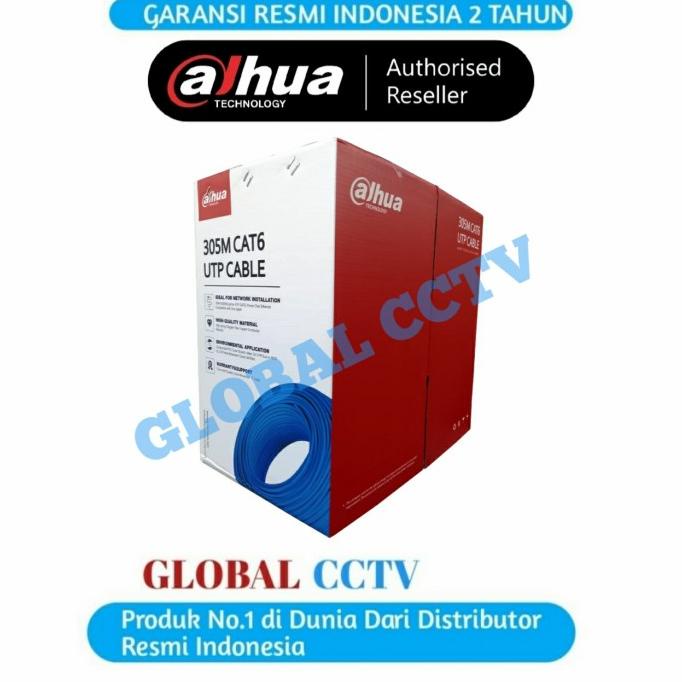 KABEL UTP DAHUA CAT 6/ KABEL DAHUA WARNA BIRU 305M ORIGINAL DAHUA