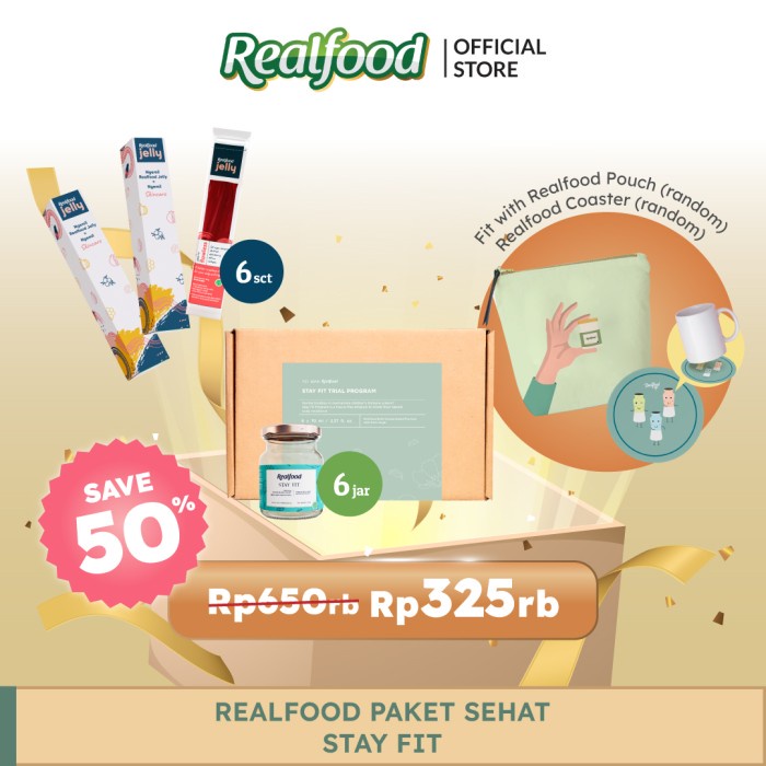 

Realfood Paket Sehat, Stay Fit
