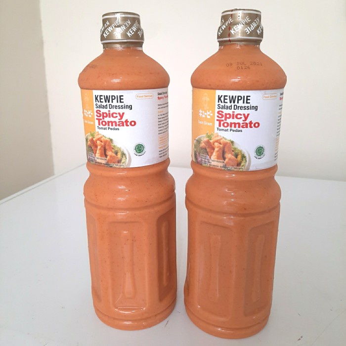 

Terlaris ✨ - KEWPIE SPICY TOMATO Saus Tomat Pedas Sauce Salad Dressing 1lt 2.1.23