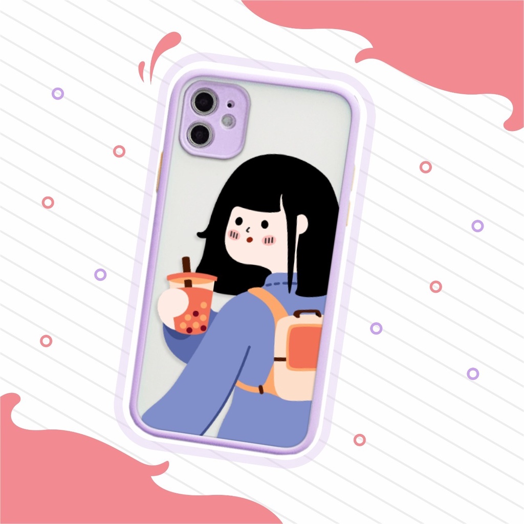 PRINTING HYBRID case Soft Girl case Redmi 10