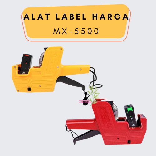 

MESIN ALAT LABEL HARGA MX5500 8 DIGITS 1 BARIS PRICE LABELLER MX-5500 SINGLE ROW