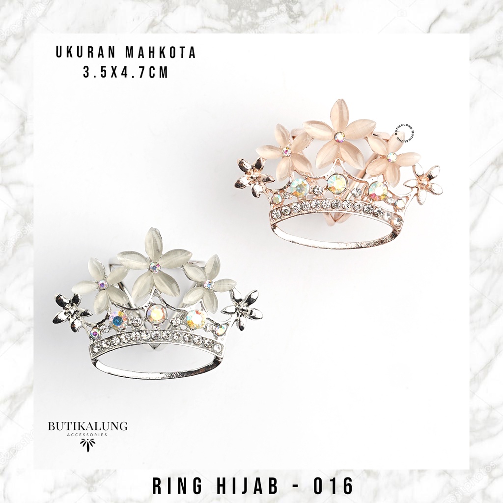 Bros Serut Ring Hijab Cincin Jilbab Aksesoris Muslim 014 - 024