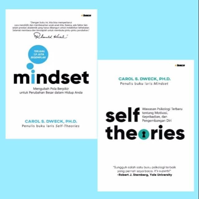

Paket 2 Buku Mindset & Self Theories By Carol S Dweck