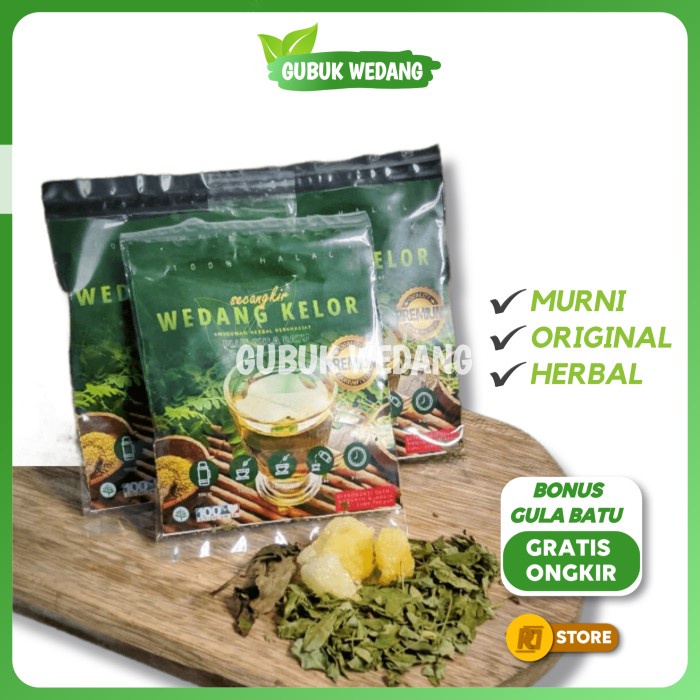 

Wedang Kelor Herbal Teh Kelor dengan Gula Batu