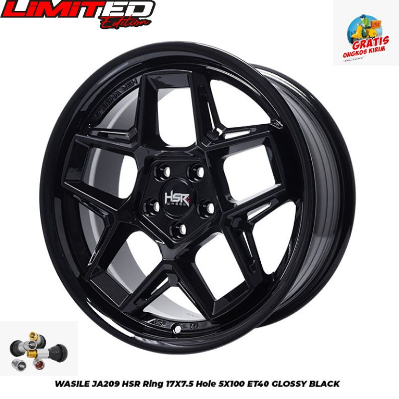 velg mobil HSR WASILE R17 velg mobil pcd 5 velg mobil ring 15