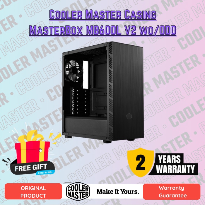 Cooler Master Casing MasterBox MB600L V2 wo/ODD