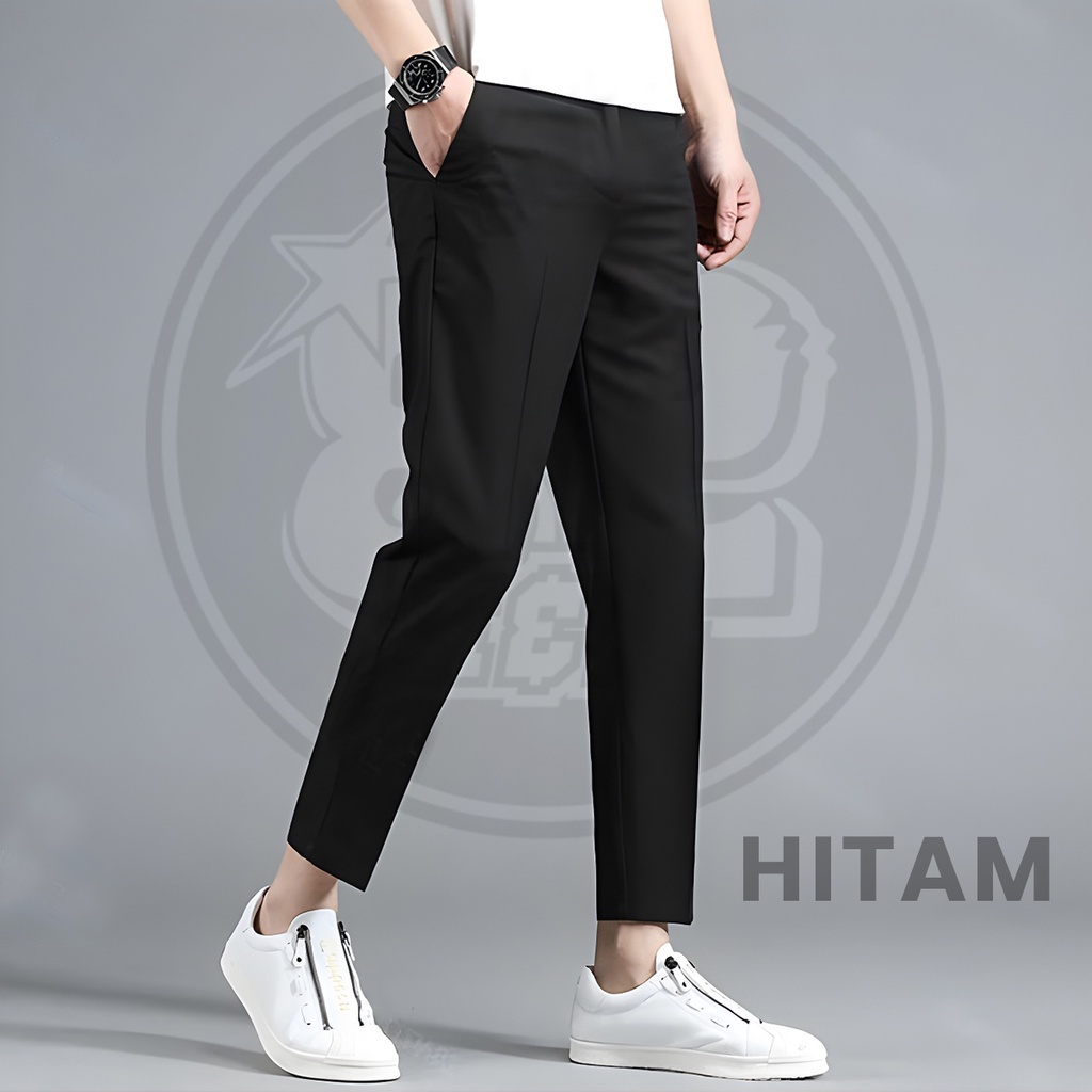 ANKLE PANTS CELANA ANKLE PANTS PANJANG PRIA CELANA ANKLE PANTS SLIM FIT CELANA SIRWAL