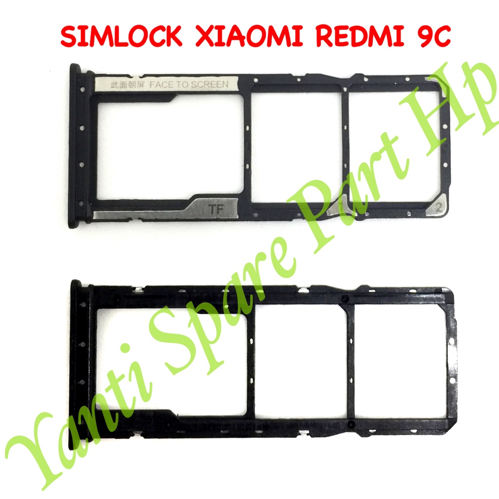 Simtray Sim Lock Xiaomi Redmi 9C Original Terlaris New