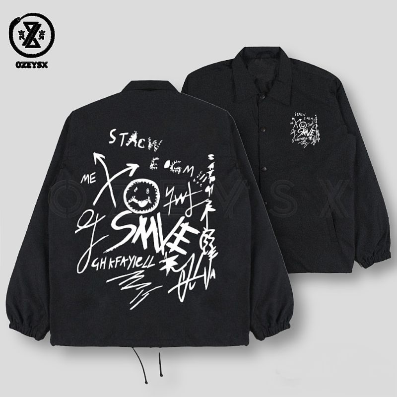 Jaket Parasut Depressed Statue Special Edition Dewasa Pria Wanita / Jaket Coach Statue Of Depressed Kekinian Terbaru