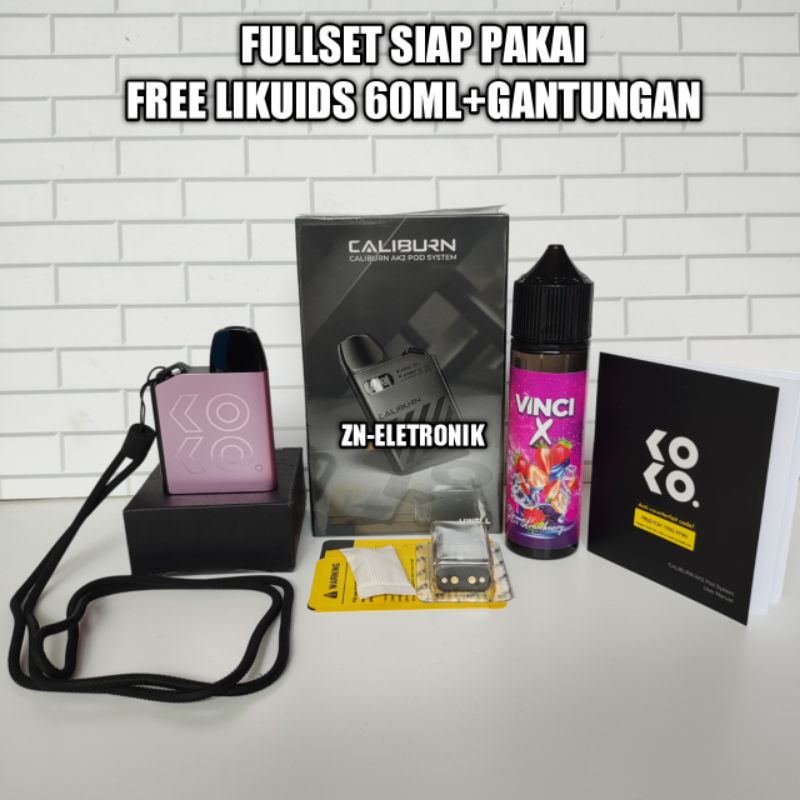 Elektronik lainnya orginal ORGINAL Terlaris full sett ELETRONIK LAINNYA VOD AK2 ORIGINAL FULLSET FREE LIKUIDS 60ML+GANTUNGAN SIAP PAKAI ELEKTRONIK