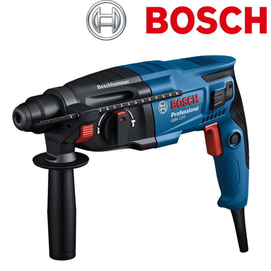 Bosch Mesin Bor Beton GBH 220 Rotary Hammer Drill GBH220 06112A60K0