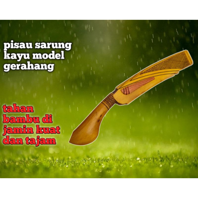 pisau gerahang/pisau berkebun/pisau pemotong kayu/pisau pemotong bambu/pisau CAP BUAYA ASLI/pisau CA