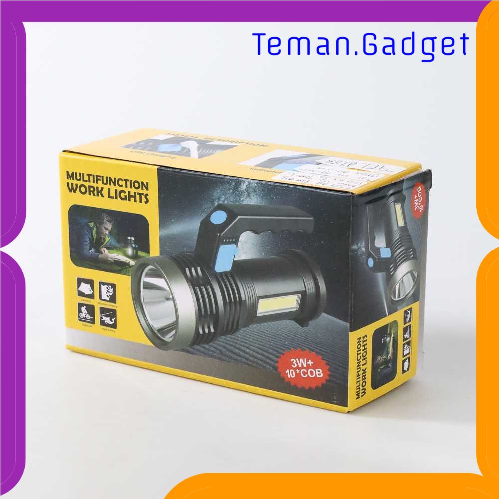 TG-SNT Pocketman Senter LED Flashlight Waterproof USB 3W  XPE + COB - SL05