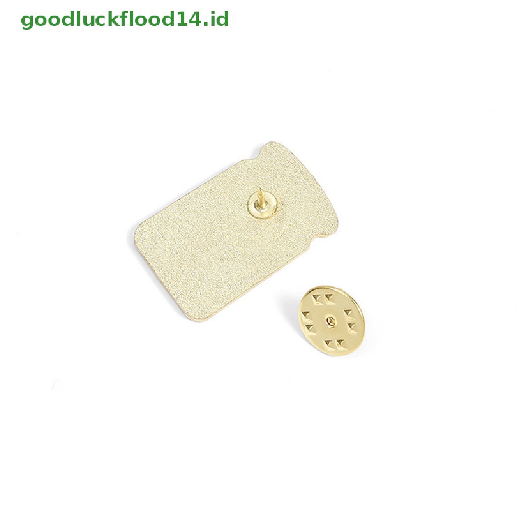 [GOOGFOUR] Pin Enamel Paus Adventure Ocean Drifg Wishing Bottle Brooch Bag [Atasan]