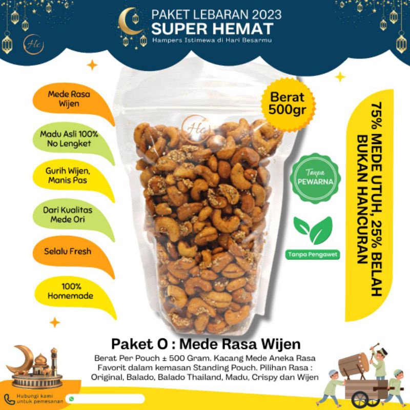 

KACANG MEDE POUCH 500GR