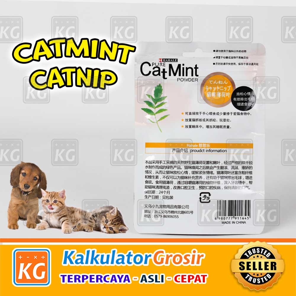 Catnip catmint cat mint - PURE CATMINT POWDER - BIKIN FLY KUCING Kumis Kucing