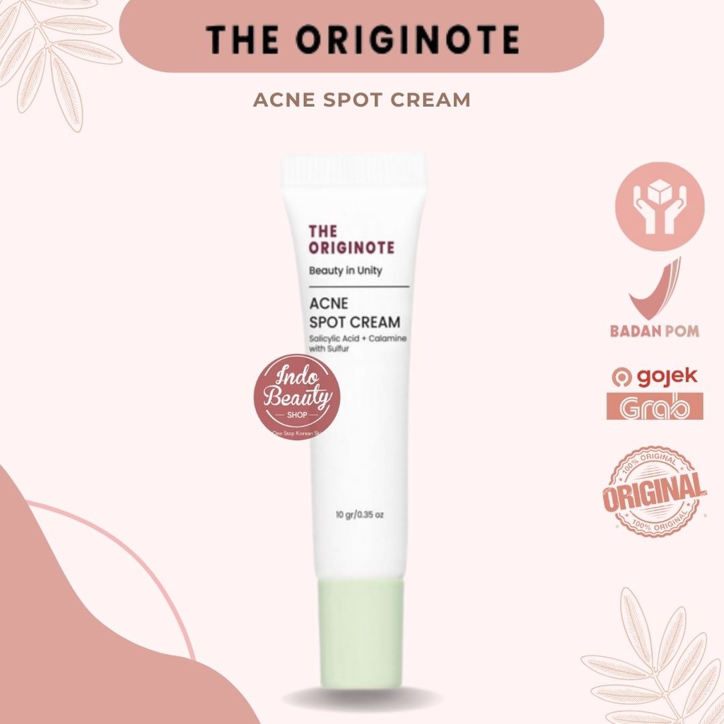 Jual BPOM - The Originote Acne Spot Cream 10gr (Acne Spot Treatment Gel