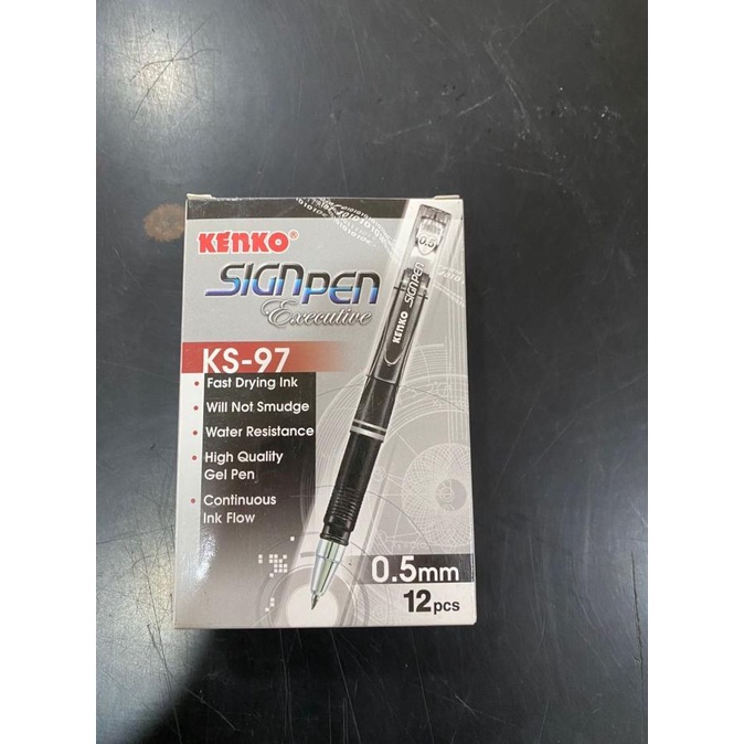 

BRG BARU KENKO PULPEN SIGN PEN KS -97 / PULPEN KENKO CAIR / SATU PAK ISI 12 PCS