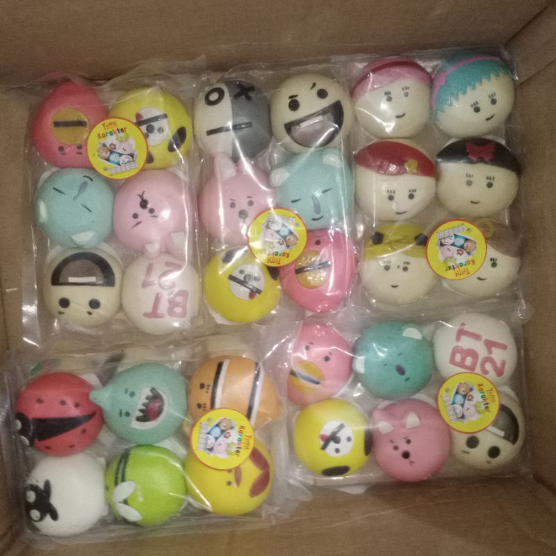 

BAKPAO KARAKTER KARTUN ISI COKLAT 6 PC