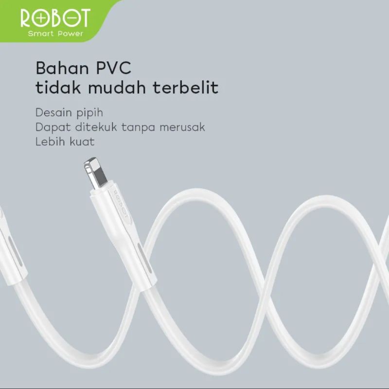 KABEL DATA FOR IPHONE FAST CHARGING 2A 100CM ROBOT RDL100S