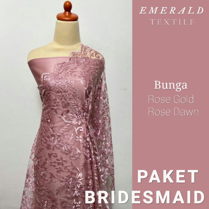 Paket Bridesmaid Spesial Package / Seragam Keluarga / Lamaran / Wisuda / Paket Bridesmaid By Emerald Textile